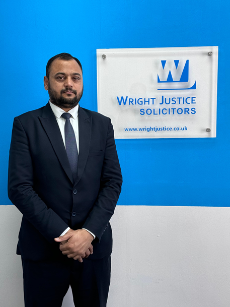 Areeba Sohail – Receptionist and Administrator – (Leicester) , wright justice solicitors 